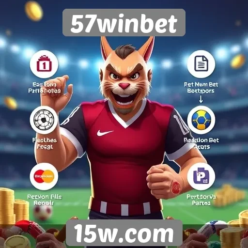 Avaliação das funcionalidades do site 57winbet